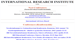 Desktop Screenshot of irisro.org